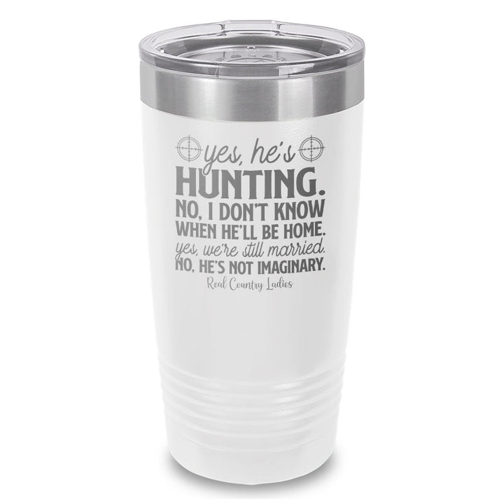 Black Friday | Yes He's Hunting Laser Etched Tumbler