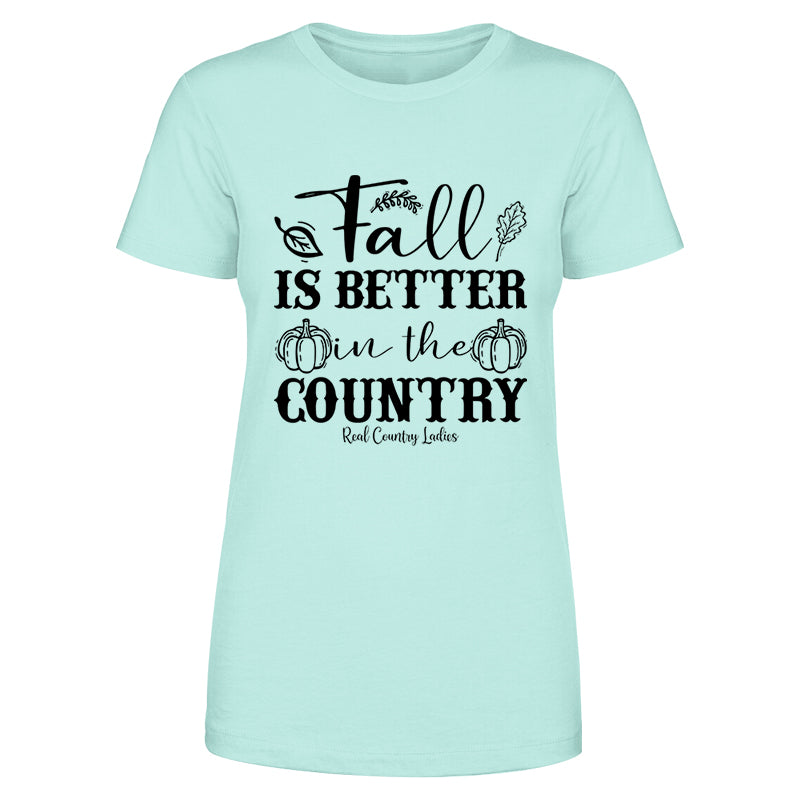 Blowout |  Fall Is Better In The Country Black Print Front Apparel