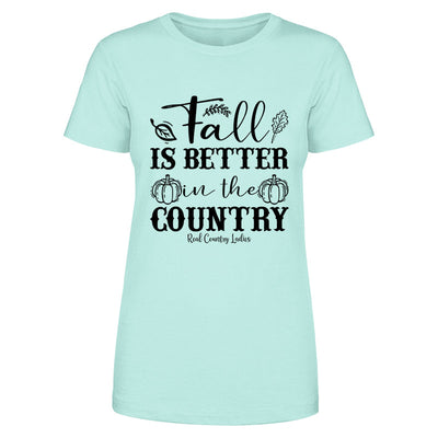 Blowout |  Fall Is Better In The Country Black Print Front Apparel