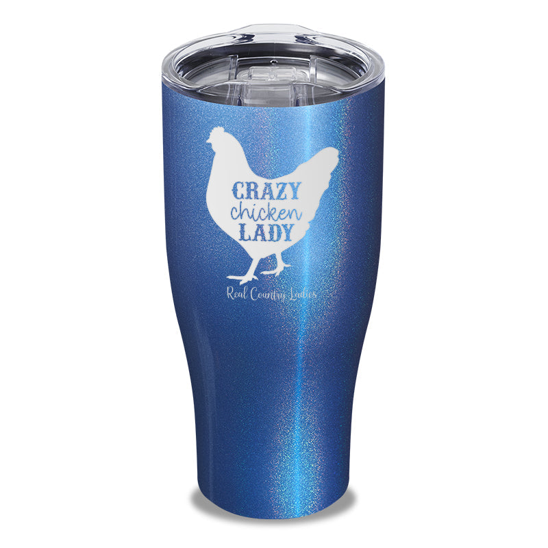 Black Friday | Crazy Chicken Lady Laser Etched Tumbler