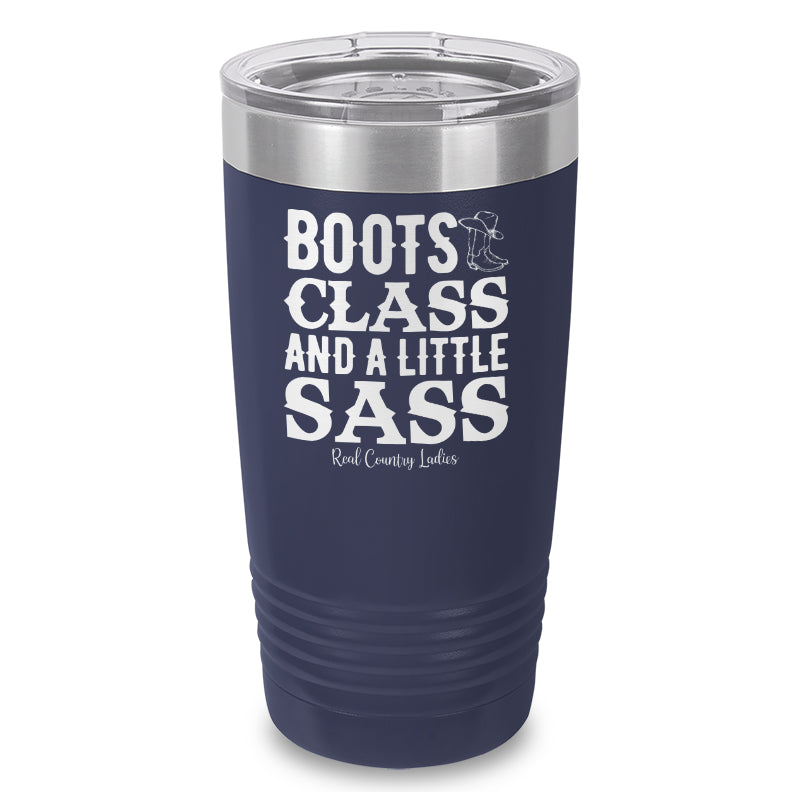 Black Friday | Boots Class Sass Laser Etched Tumbler