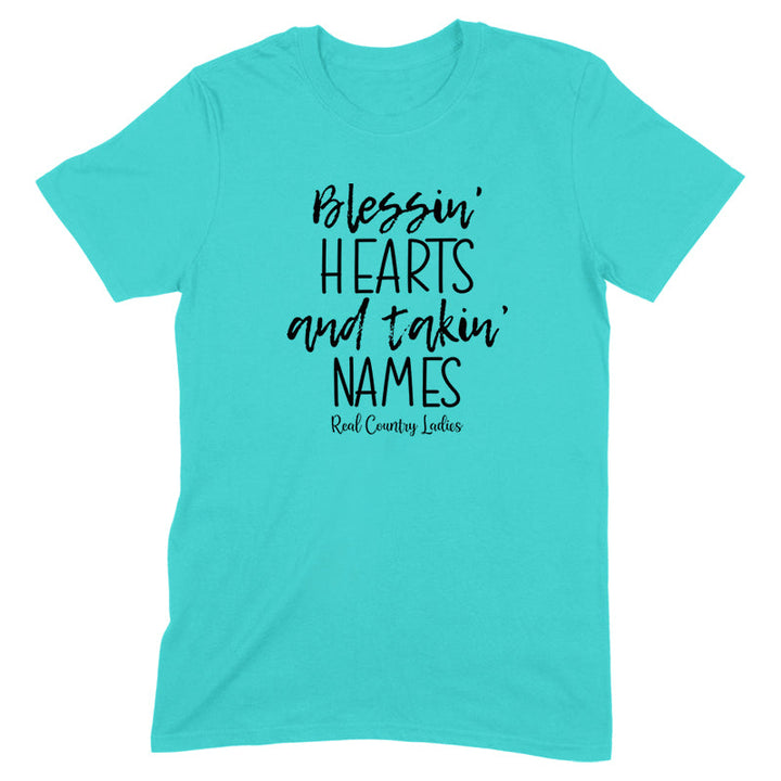 Black Friday | Blessin Hearts And Takin Names Black Print Apparel