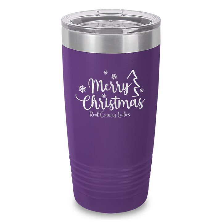 Black Friday | Merry Christmas Laser Etched Tumbler