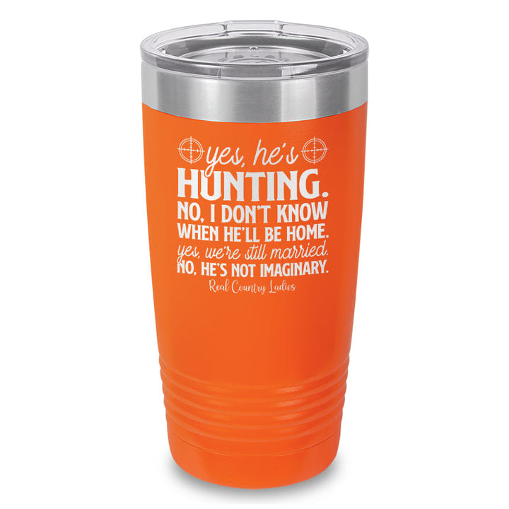 Black Friday | Yes He's Hunting Laser Etched Tumbler