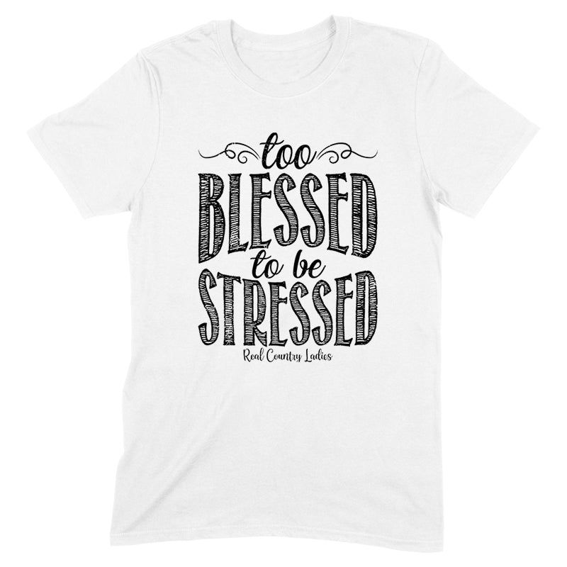 Black Friday | Too Blessed Black Print Front Apparel