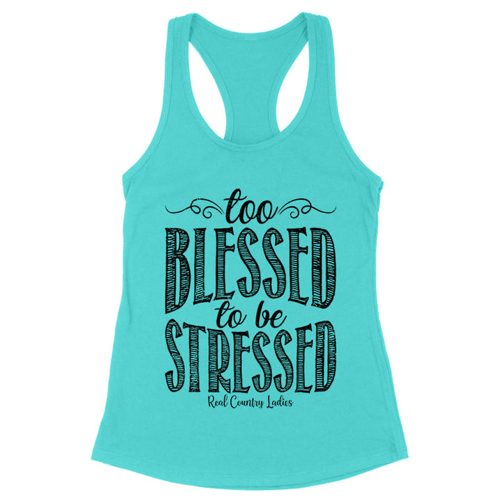 Black Friday | Too Blessed Black Print Front Apparel