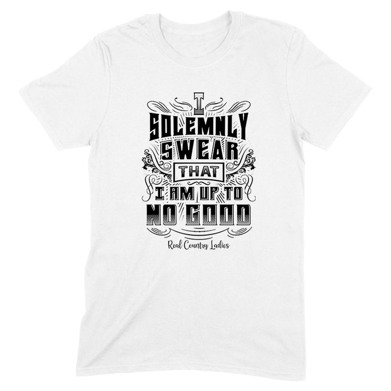 Blowout |  I Am Up To No Good Black Print Front Apparel