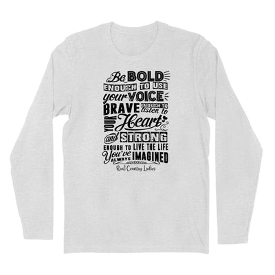 Blowout | Bold Brave And Strong Black Print Hoodies & Long Sleeves