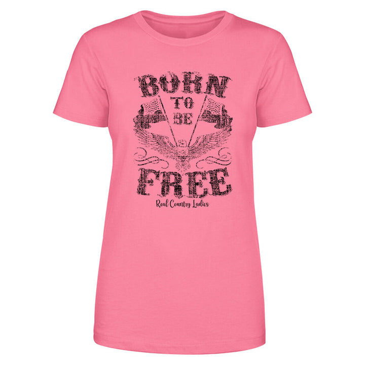 Black Friday | Born To Be Free Black Print Front Apparel