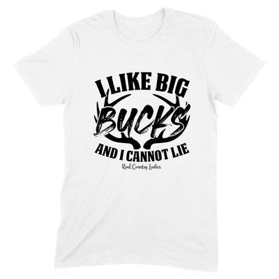 Blowout |  I Like Big Bucks Black Print Front Apparel