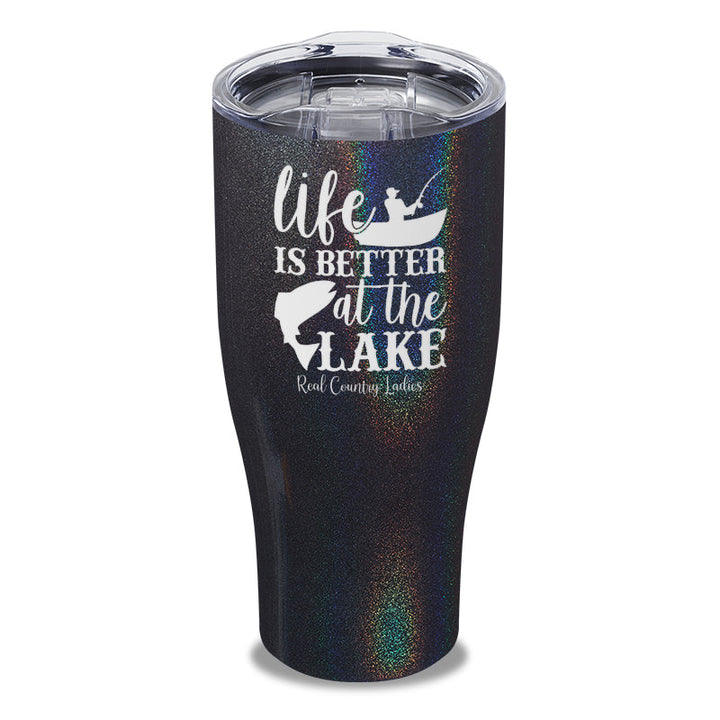 Black Friday | Life Is Better At The Lake Laser Etched Tumbler