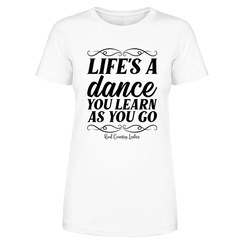 Blowout |  Life's A Dance Black Print Front Apparel