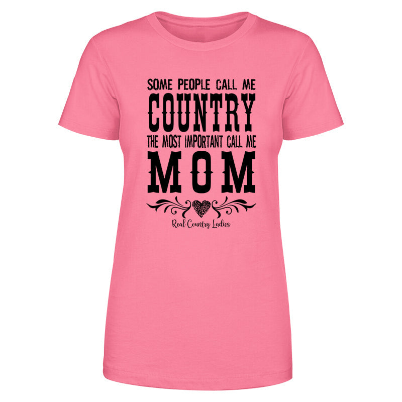 Blowout |  Country Mom Black Print Front Apparel