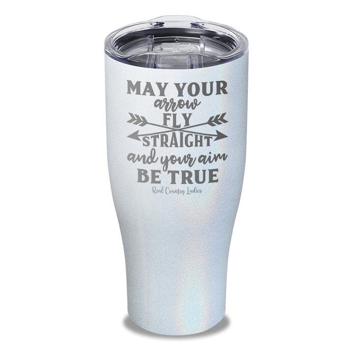 Black Friday | May Your Arrow Fly Straight Laser Etched Tumbler