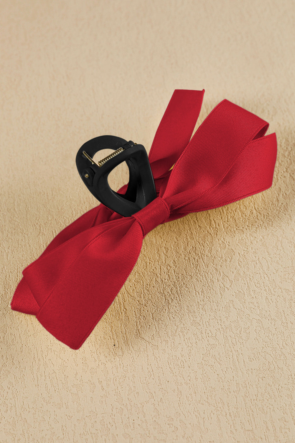 Black Bow Hair Claw Clip