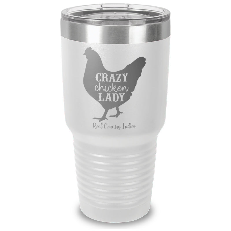 Black Friday | Crazy Chicken Lady Laser Etched Tumbler