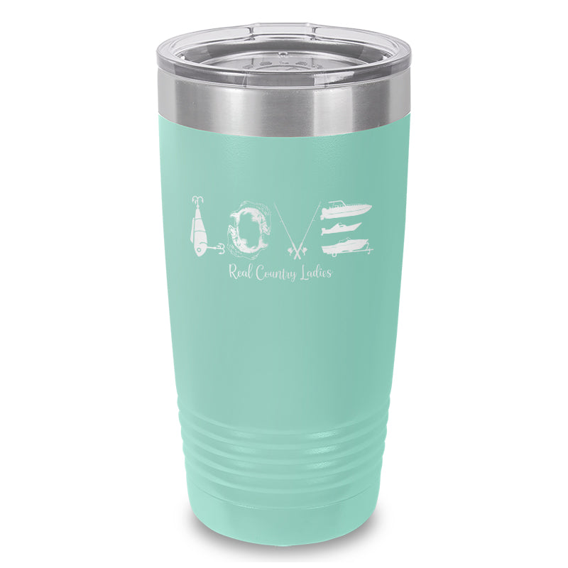 Black Friday | Fishing Love Laser Etched Tumbler