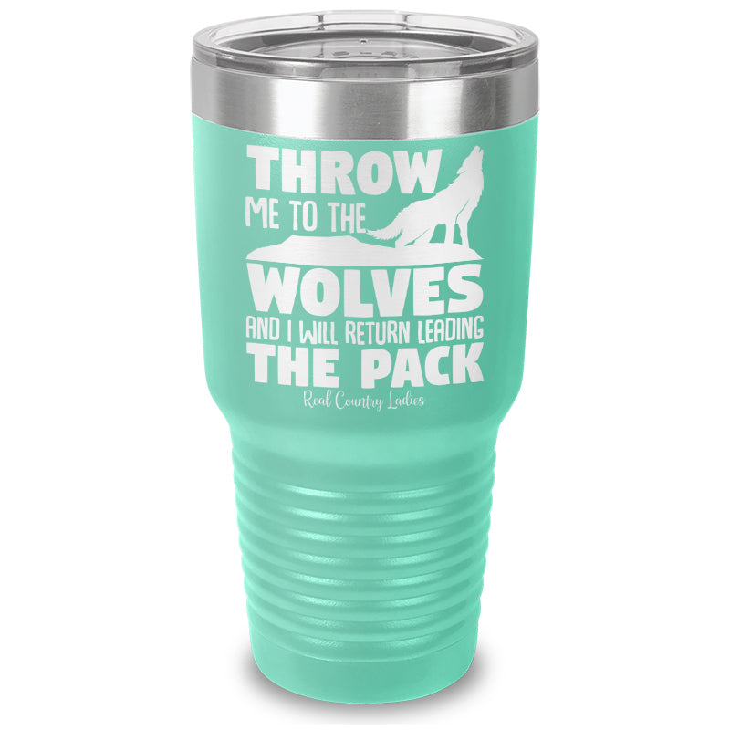 Black Friday | Throw Me To The Wolves Laser Etched Tumbler