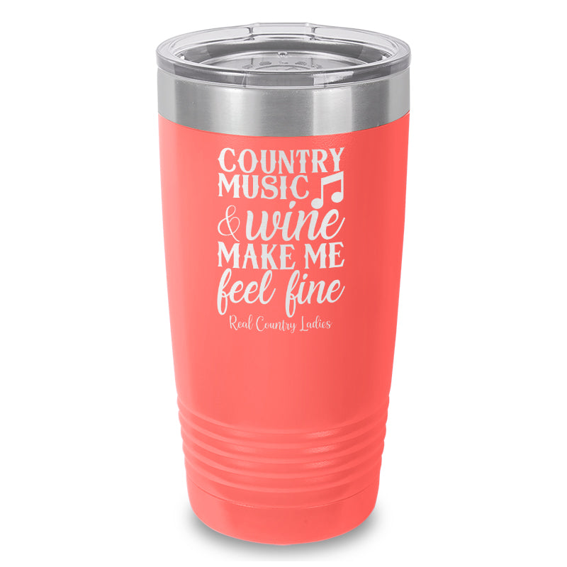 Black Friday | Country Music And Wine Laser Etched Tumbler