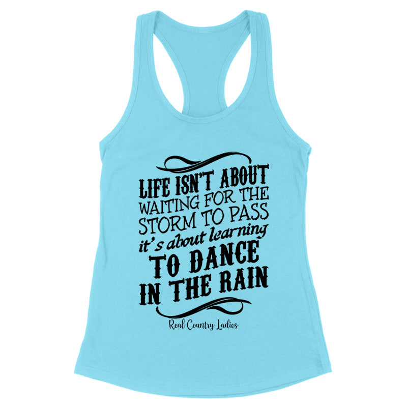 Black Friday | Dance In The Rain Black Print Front Apparel