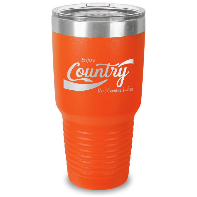 Black Friday | Enjoy Country Laser Etched Tumbler