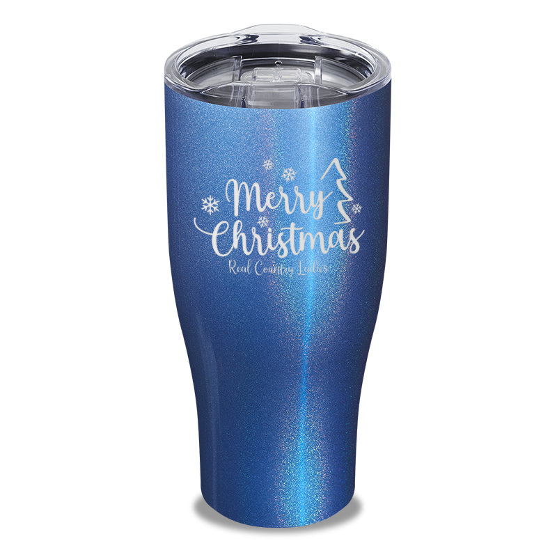 Black Friday | Merry Christmas Laser Etched Tumbler