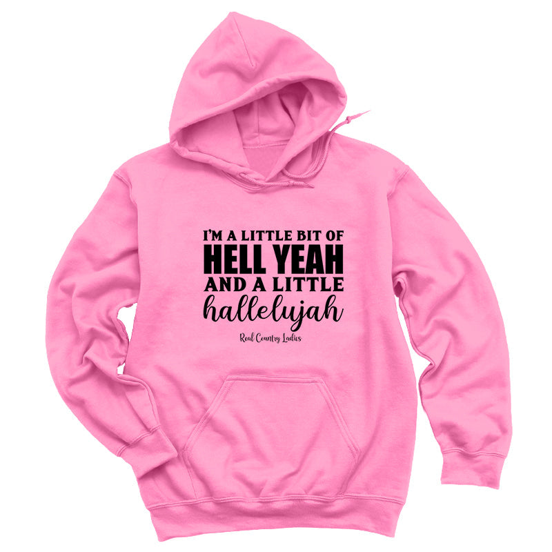 Blowout | Hell Yeah And Hallelujah Black Print Hoodies & Long Sleeves