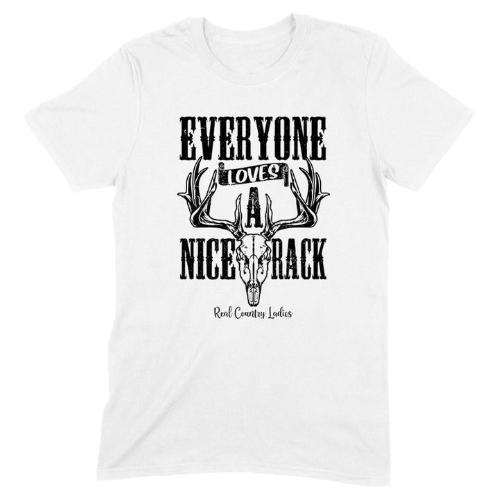 Black Friday | Everyone Loves A Nice Rack Black Print Front Apparel