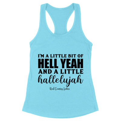 Blowout |  Hell Yeah And Hallelujah Black Print Front Apparel