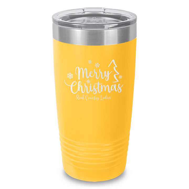 Black Friday | Merry Christmas Laser Etched Tumbler