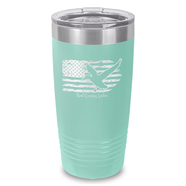 Black Friday | Duck USA Flag Laser Etched Tumbler