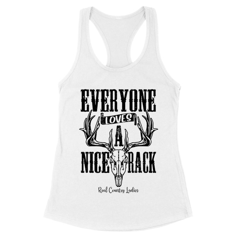 Black Friday | Everyone Loves A Nice Rack Black Print Front Apparel