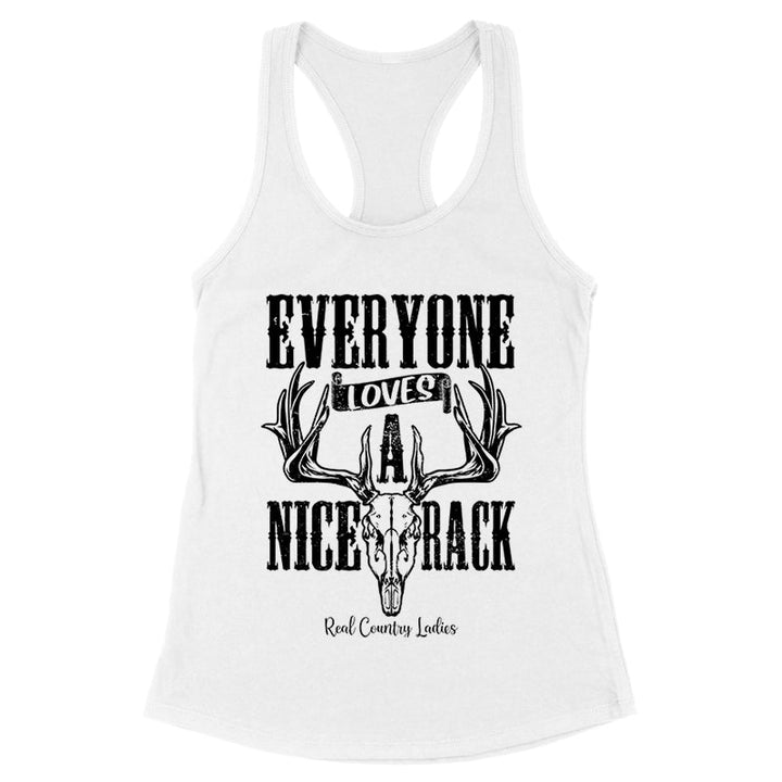 Black Friday | Everyone Loves A Nice Rack Black Print Front Apparel