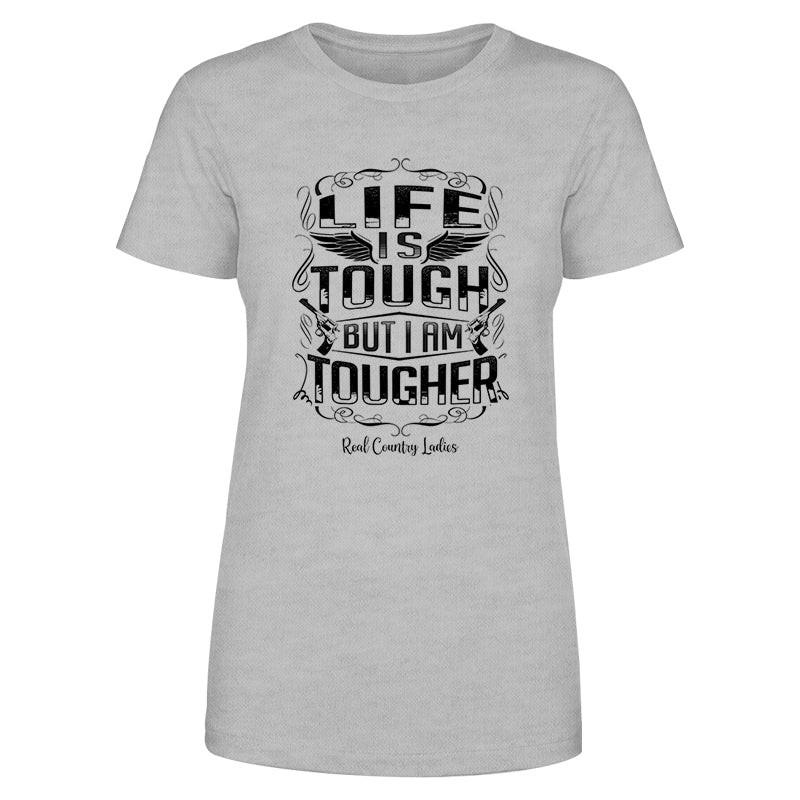 Black Friday | Life Is Tough Black Print Front Apparel