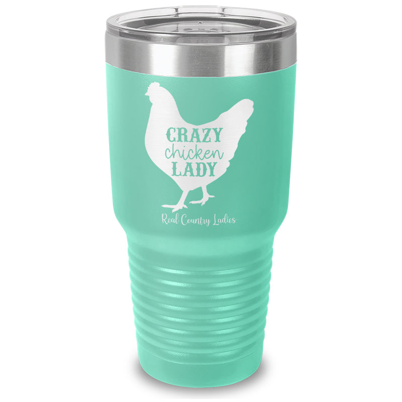 Black Friday | Crazy Chicken Lady Laser Etched Tumbler