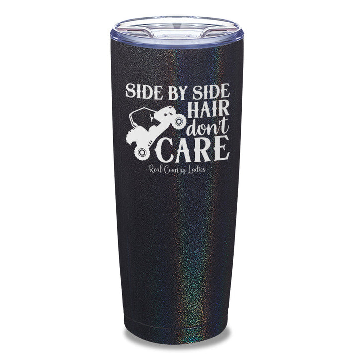 Black Friday | Side By Side Hair Don't Care Laser Etched Tumbler