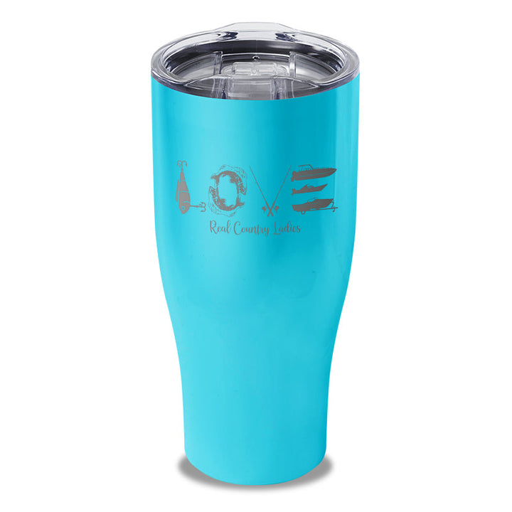 Black Friday | Fishing Love Laser Etched Tumbler