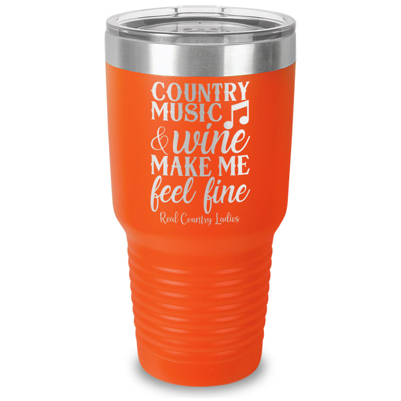 Black Friday | Country Music And Wine Laser Etched Tumbler