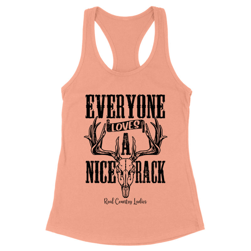 Black Friday | Everyone Loves A Nice Rack Black Print Front Apparel