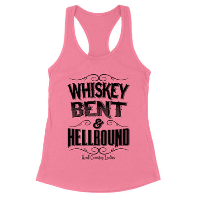 Blowout |  Whiskey Bent And Hellbound Black Print Front Apparel