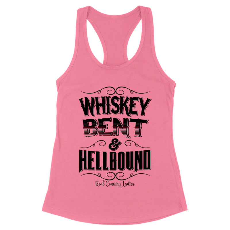 Black Friday | Whiskey Bent And Hellbound Black Print Front Apparel