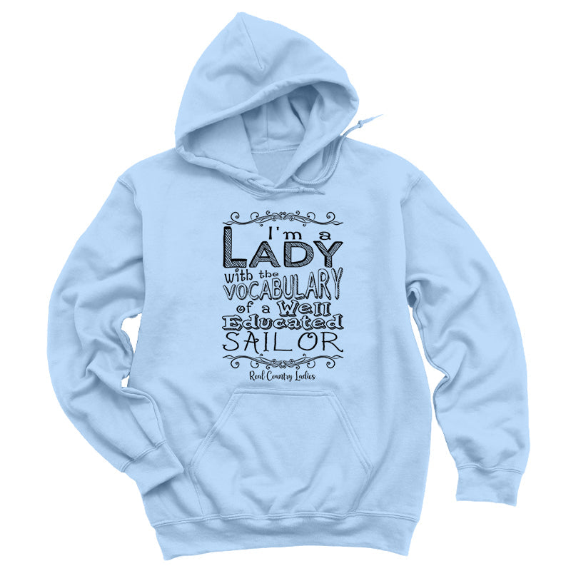 Blowout | Educated Sailor Black Print Hoodies & Long Sleeves