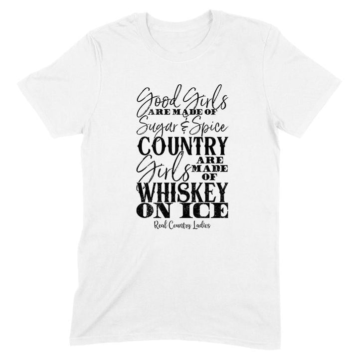 Black Friday | Whiskey On Ice Black Print Front Apparel