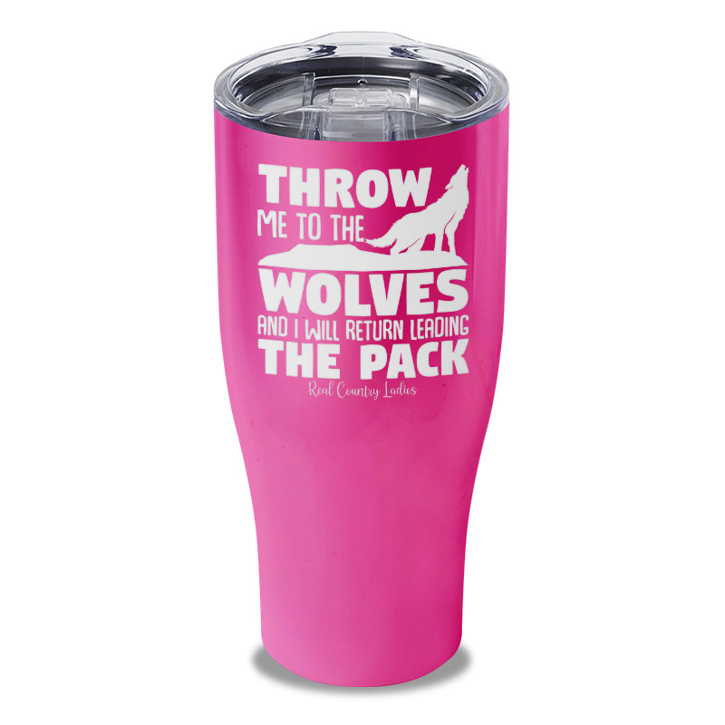 Black Friday | Throw Me To The Wolves Laser Etched Tumbler