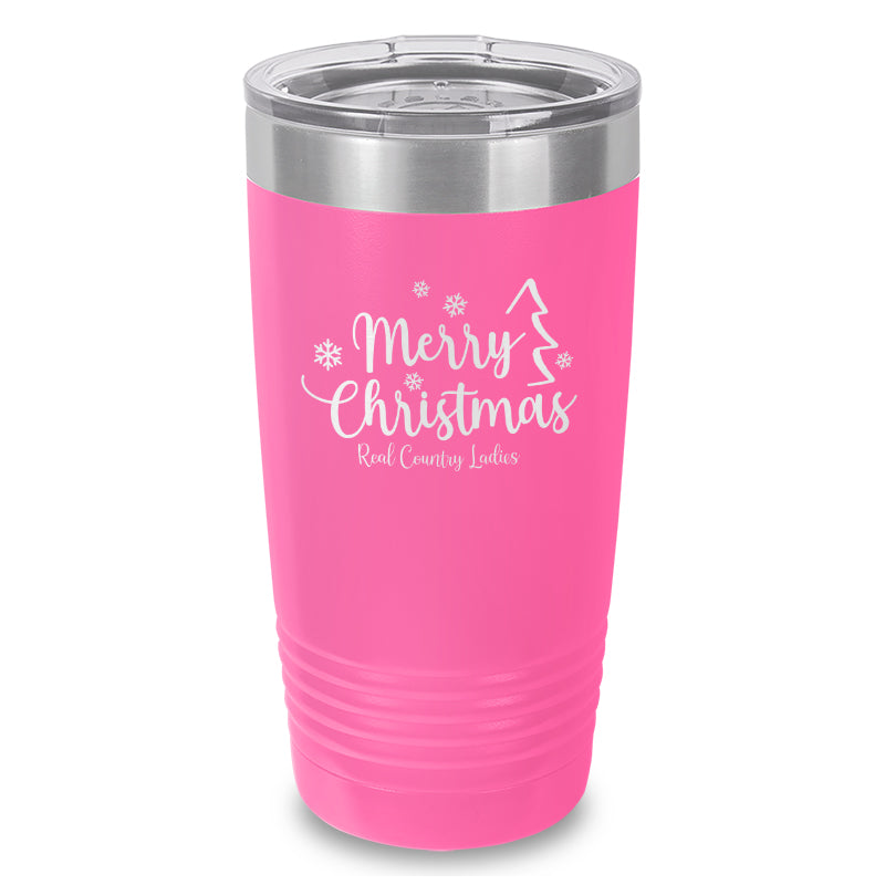 Black Friday | Merry Christmas Laser Etched Tumbler