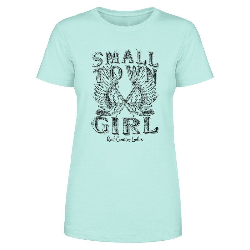 Blowout |  Small Town Girl Black Print Front Apparel