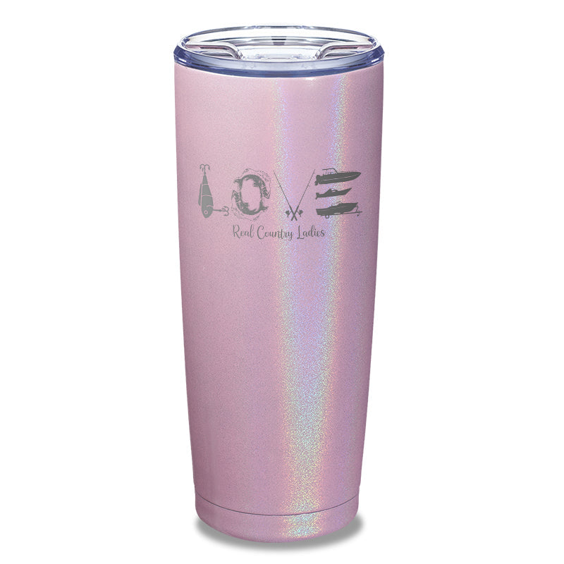 Black Friday | Fishing Love Laser Etched Tumbler