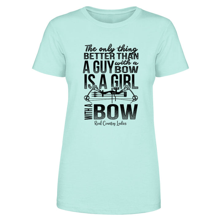 Black Friday | A Girl With A Bow Black Print Front Apparel