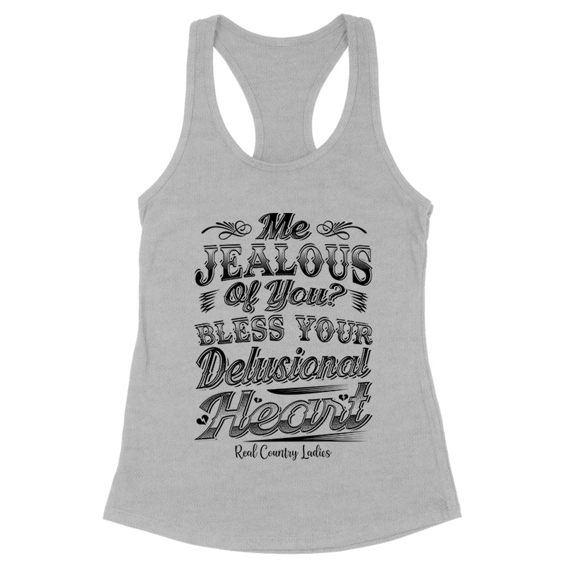 Blowout |  Me Jealous Of You Black Print Front Apparel