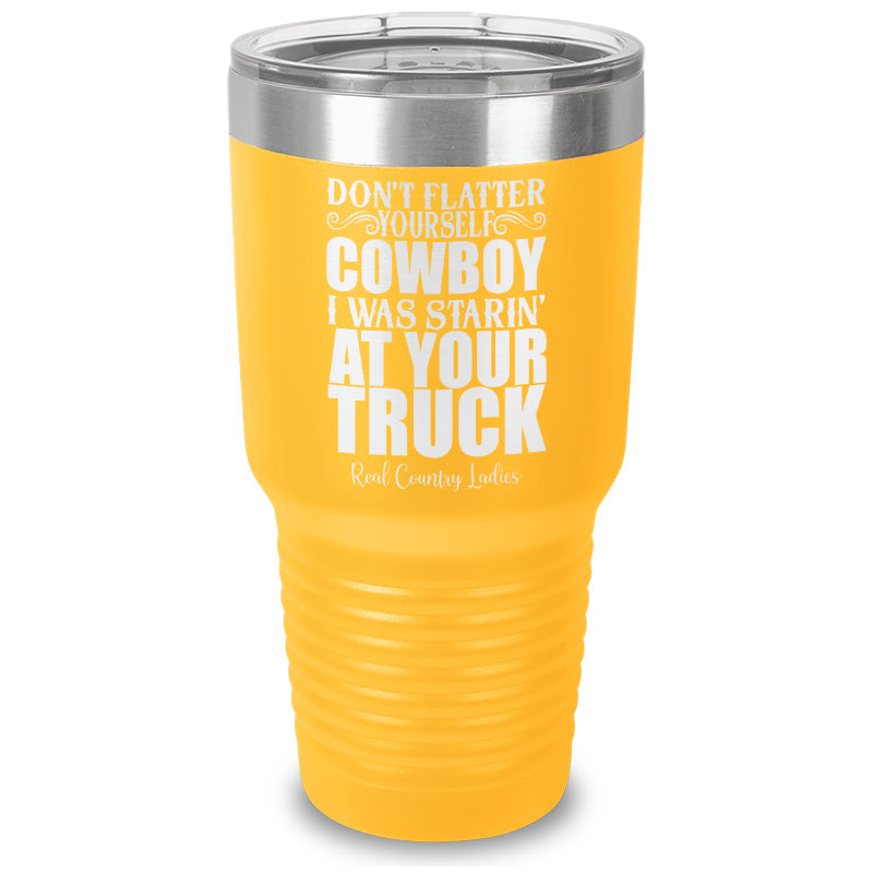 Black Friday | I Was Starin At Your Truck Laser Etched Tumbler